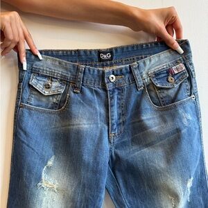 D&G slim/straight fit jeans